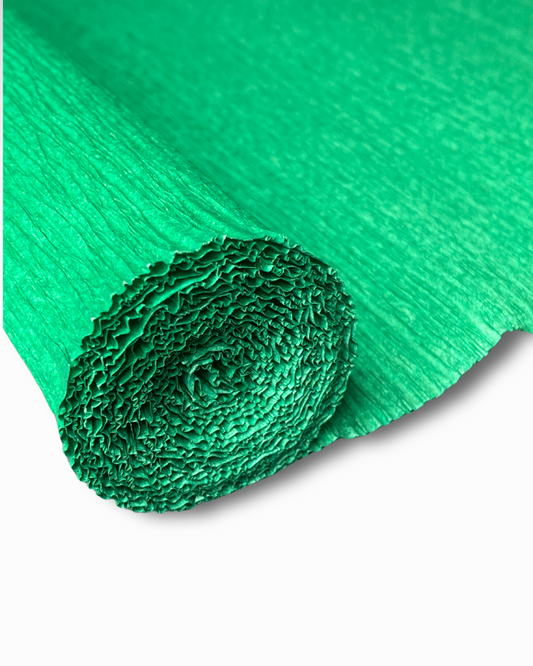 GREEN CREPE PAPER