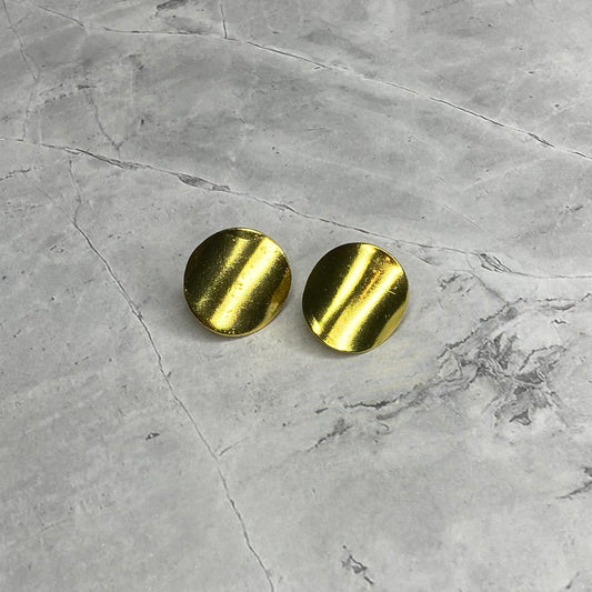 Round Brass Studs For Earring