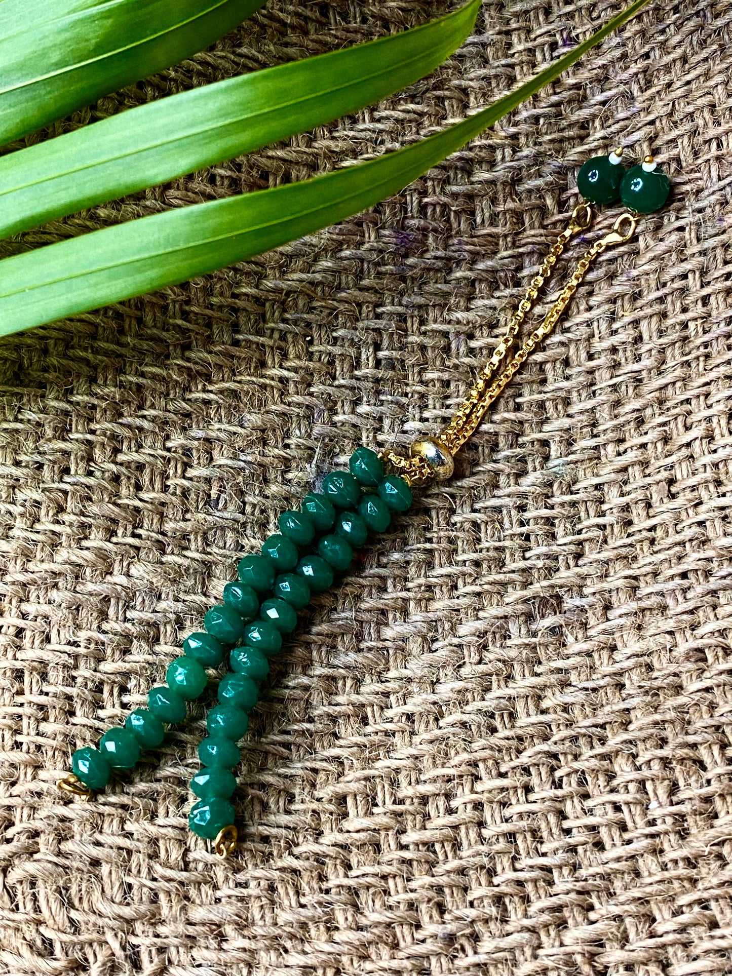 Adjustable Green Bracelet - Set of 4