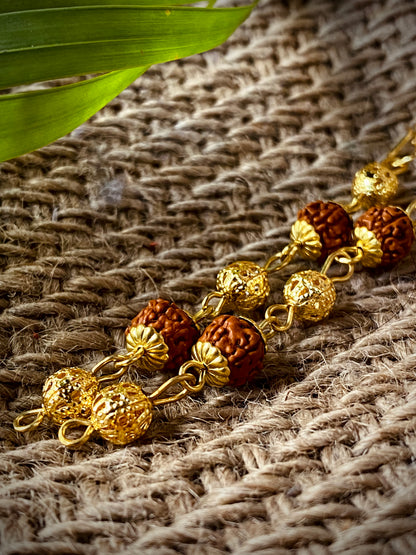 Rudraksha Rakhi Bracelet- Set of 4